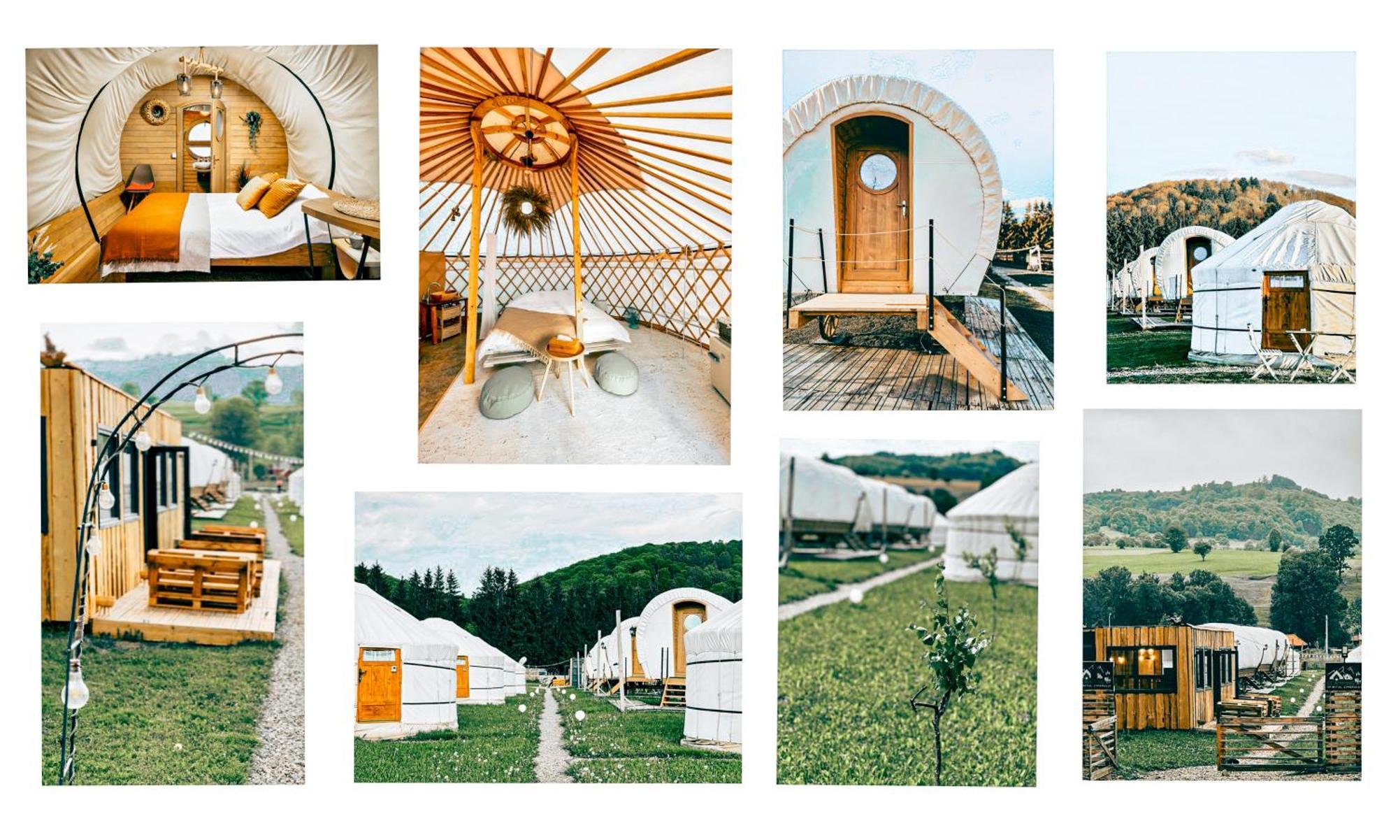 Tente de luxe Glamping Spiritul Zimbrului